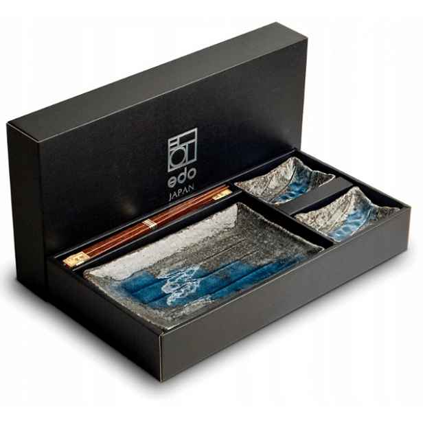 Sada na sushi pro 2 osoby Buru Gure, 6 prvků Edo Japan