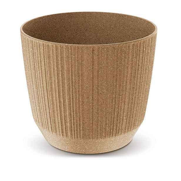 Prosperplast Květináč RYWO ECO natural hnědá, varianta 12,6 cm