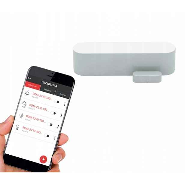 Rádiový senzor otevření okenních dveří Alarm Exta Life Zamel