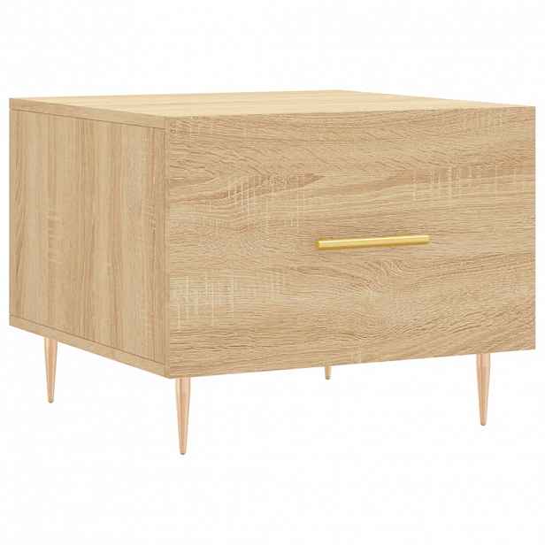 vidaXL Konferenční stolek dub sonoma 50 x 50 x 40 cm kompozitní dřevo