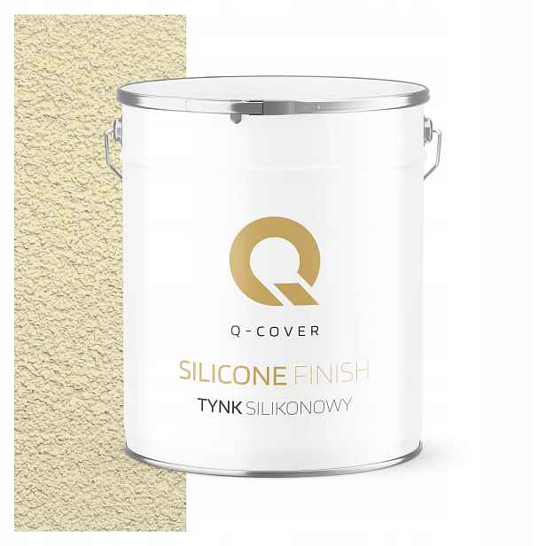 Silikonová Fasádní Omítka Žlutá Světlá F622 7 Kg Beránek Granulace 2.0 mm