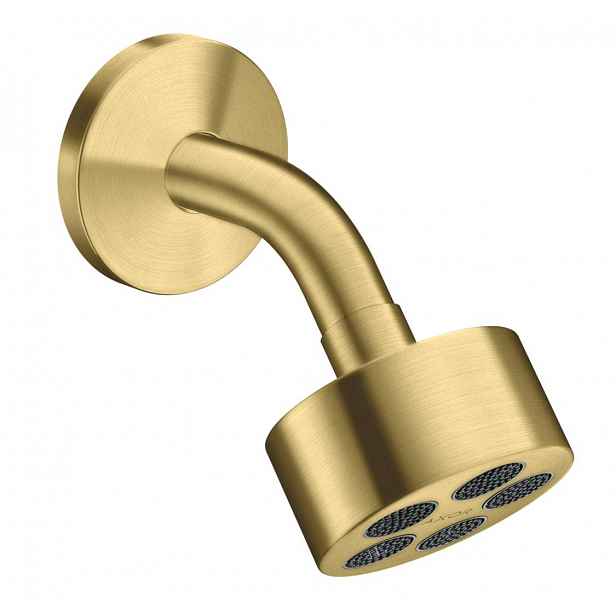 Axor One - Hlavová sprcha, průměr 7,3 cm, EcoSmart, kartáčovaná mosaz 48490950