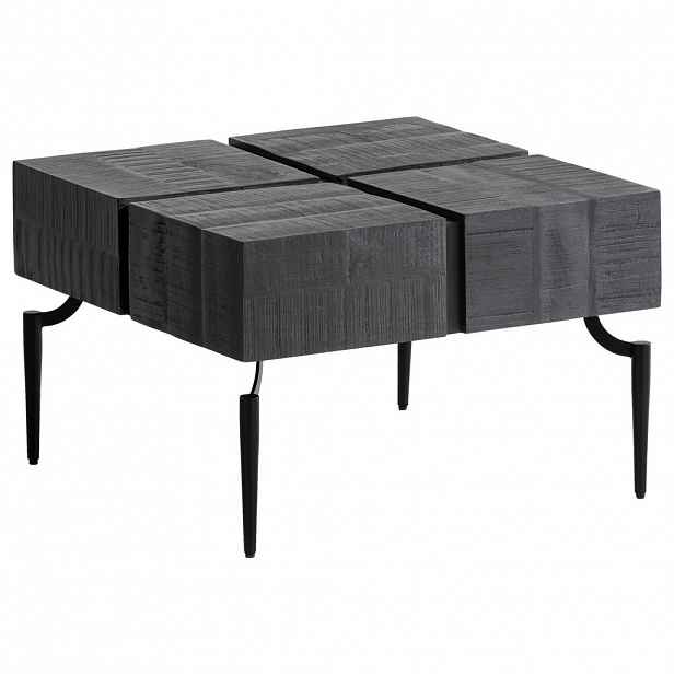 Livetastic KONFERENČNÍ STOLEK, černá, dřevo, 60/60/40 cm