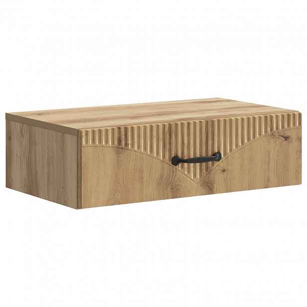 vidaXL Nástěnný boční stůl 59 x 34,5 x 17 cm Kompozitní dřevo