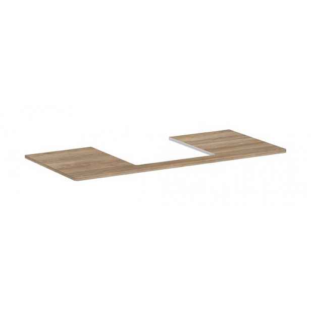 Deska pod umyvadlo Hansgrohe Xelu Q 118x1,6x55 cm přírodní dub 54096230