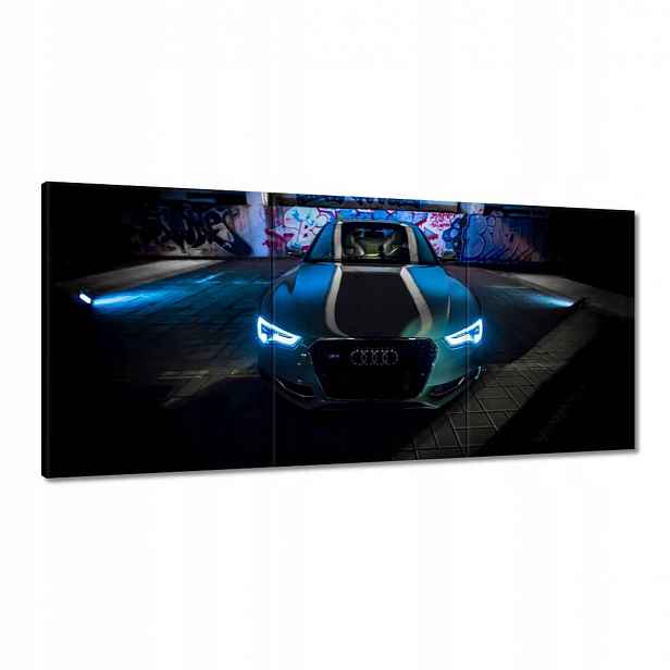 Obrazy 210x100 Modré Audi Auta