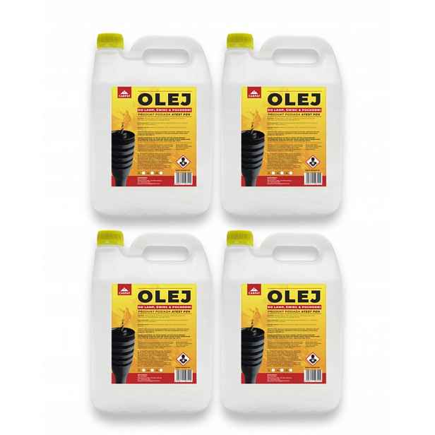 Olej Do Petrolejových Lamp Pochodňových Svíček 4x 5L Carpat