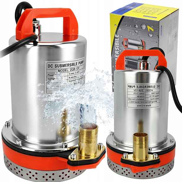 Ponorné Čerpadlo Na Špinavou Vodu DC 12V 180W 3000L/H Pro Zahradní Jezírko