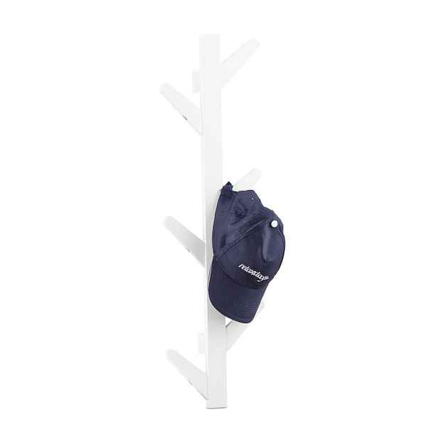 Relaxdays VĚŠÁK bílá bambus 6-háčků 78 cm