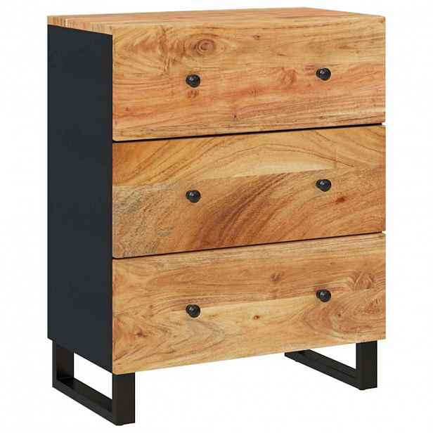 vidaXL Příborník 60 x 33 x 75 cm masivní akáciové dřevo