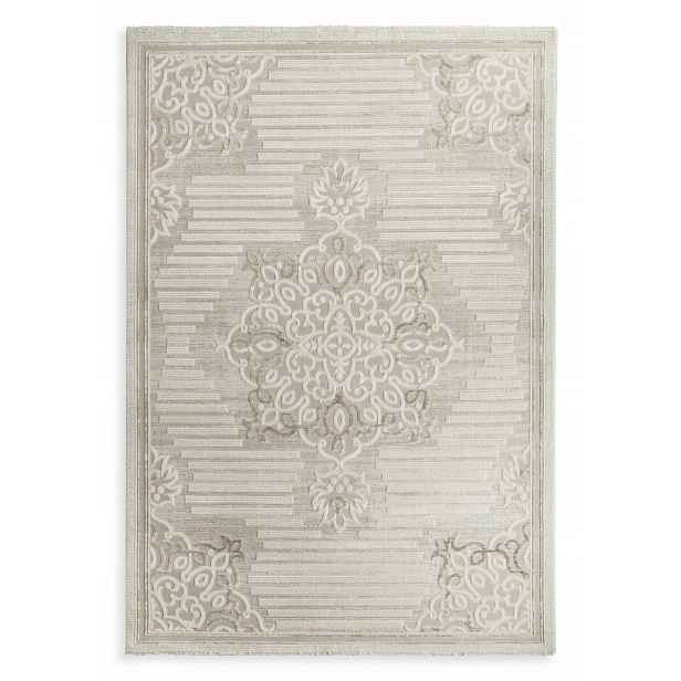 Koberec 80x150 Crystal 6 Ornament Moderní béžový krémový