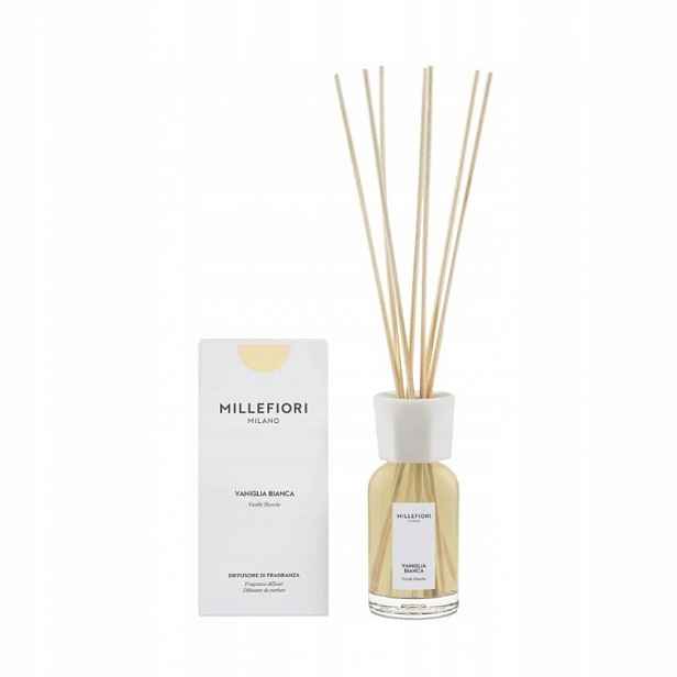 Millefiori Milano Vaniglia Bianca – difuzér s tyčinkami 100 ml