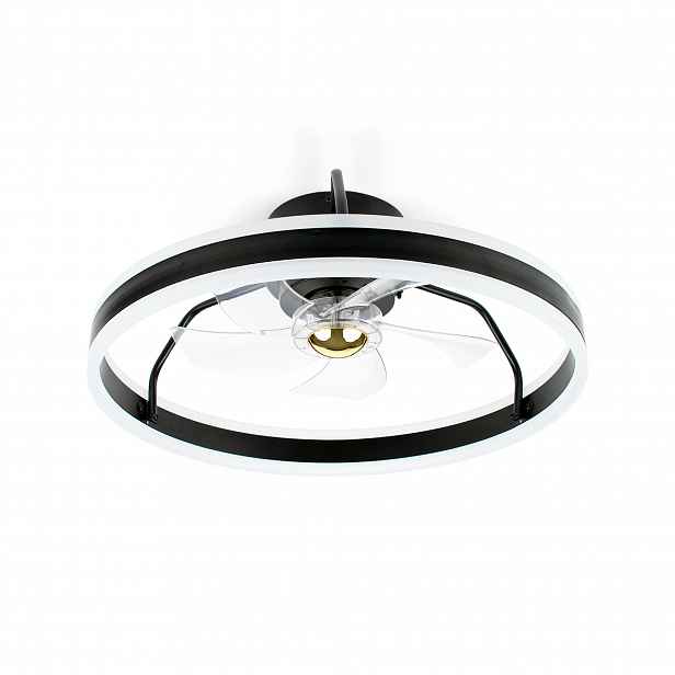 Noaton 16050B (2024) Atria, černá, stropní ventilátor se světlem (Použitý, Záruka 21 měsíců)