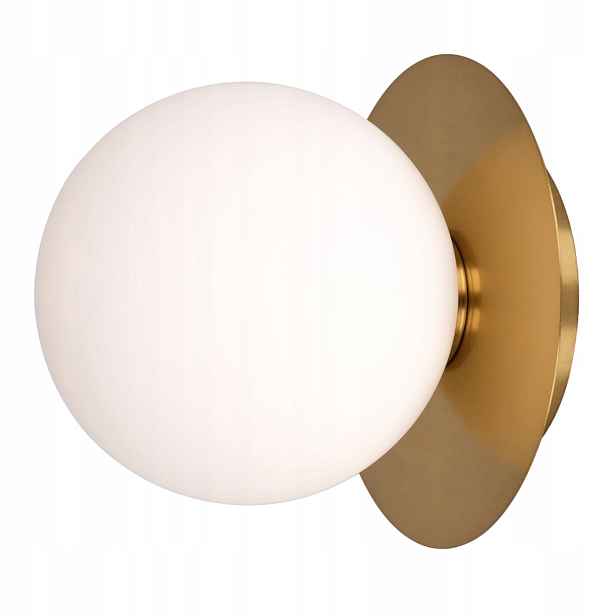 Stěnová Lampa Nástěnná Cosmo Light Cape Town G9 Kulatý skleněná bílá