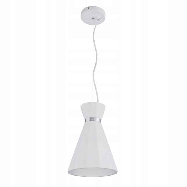 Sádrová závěsná lampa bílá Globo Christine 55010H1