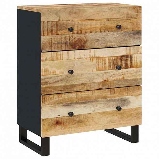 vidaXL Příborník 60 x 33 x 75 cm masivní mangovníkové dřevo