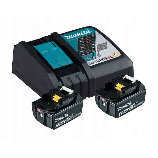 Makita Napájecí Sada 18V 2X5,0Ah DC18RC
