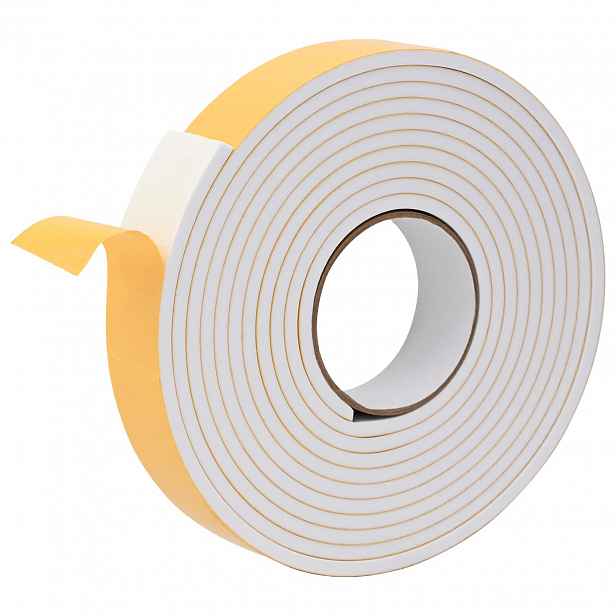 vidaXL Samolepicí pěnová páska 10 ks Bílá 40mm x 5m Pěna CR