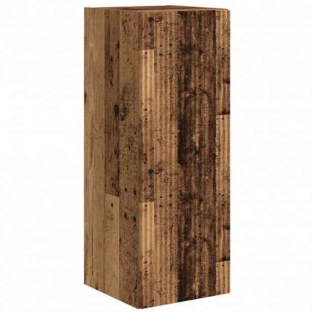 vidaXL TV wall cabinet 30 x 31 x 80 cm Staré dřevo Kompozitní dřevo
