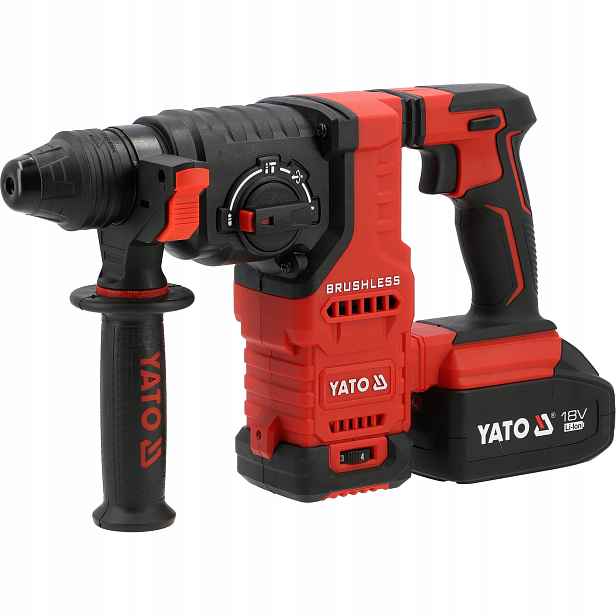Bezkartáčová Vrtačka 18V Sds Plus 4AH 2.8J Pro Betonu Z Oceli Dřeva