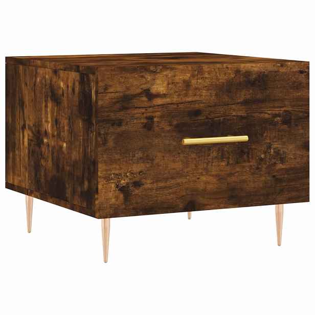 vidaXL Konferenční stolek kouřový dub 50x50x40 cm kompozitní dřevo