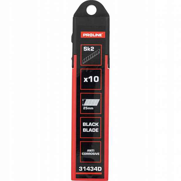 Vyměnitelné čepele černé 25x0,7 mm SK2 Display 120 kusů Proline 31434D