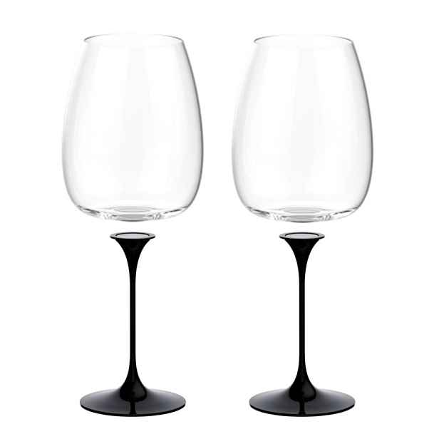 Sada 2 sklenic na víno Bolgheri + 2 stopky, Trebonn SplitGlass Origini