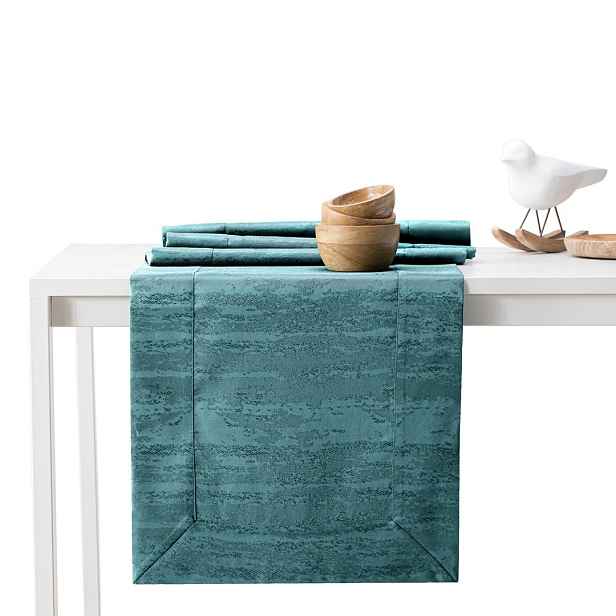 Restilo Sada ubrusu a běhounu na stůl AmeliaHome VESTA 115x250+35x250 cm mořská modř