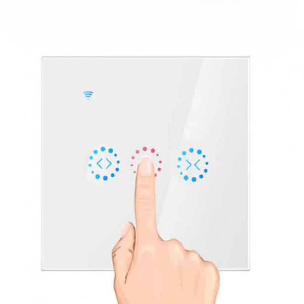 Vypínač Přepínač Ovladač WiFi Dotykový Skleněný Pro Rolety