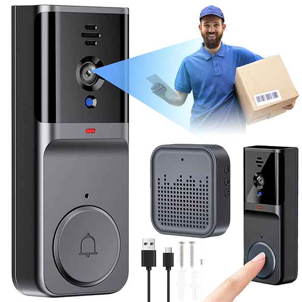 Bezdrátový Videodomofon Inteligentní Wifi Vysoce Kvalitní Noční
