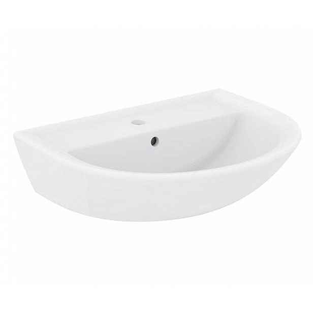 Ideal Standard Eurovit - Umyvadlo 60x47 cm, s přepadem, otvor pro baterii, bílá W332301
