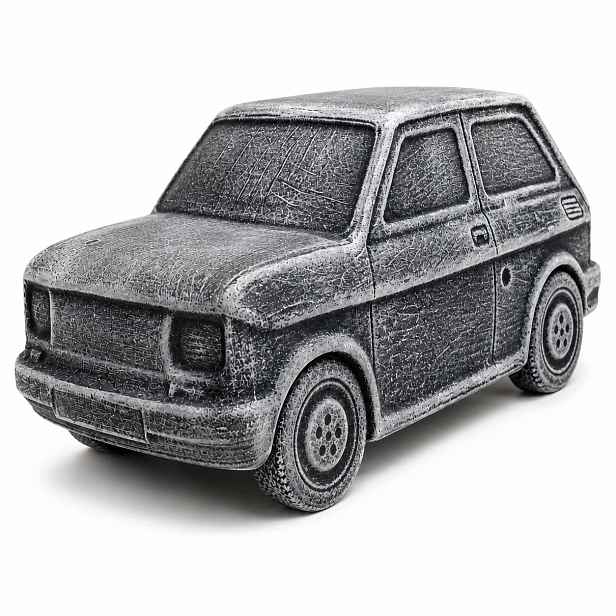 Keramická pokladnička Auto City 20 cm šedá ozdobná jako dárek