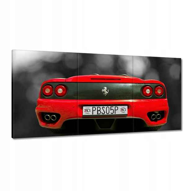 Obrazy 120x60 Červené Ferrari