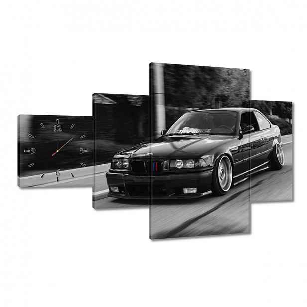 Hodiny 130x80 Bmw 3 Trojka Buma Klasické auto Daily Car