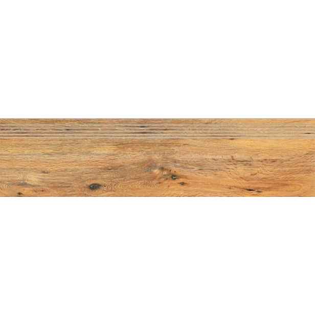 Schodovka Rako Pino nut 30x120 cm reliéfní DCPVD897.1