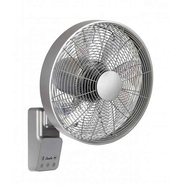 Casafan 74017 Airos Eco Design Wall TS, saténově titanově stříbrná, nástěnný ventilátor