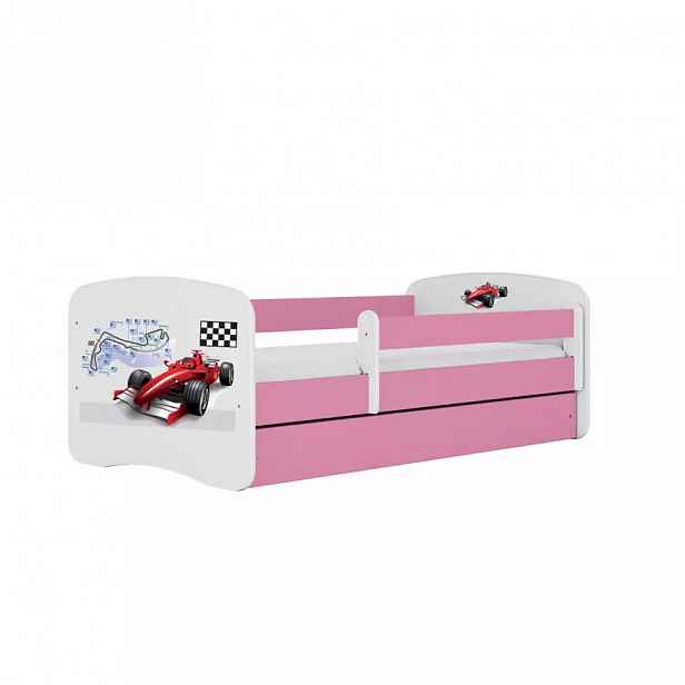Dětská postel Babydreams+SZ růžová 70x140 Formule