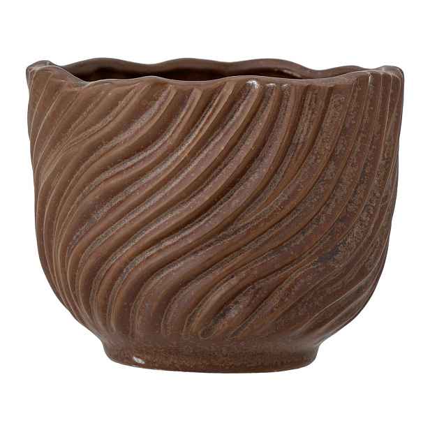 Kameninový ručně vyrobený obal na květináč ø 14 cm Sella – Bloomingville