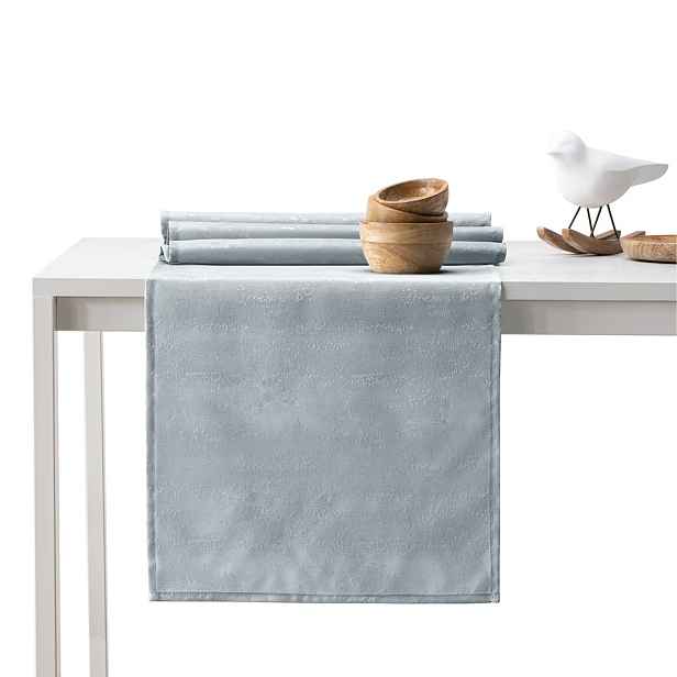 Restilo Sada ubrusu a běhounu na stůl AmeliaHome VESTA 115x250+35x250 cm šedá