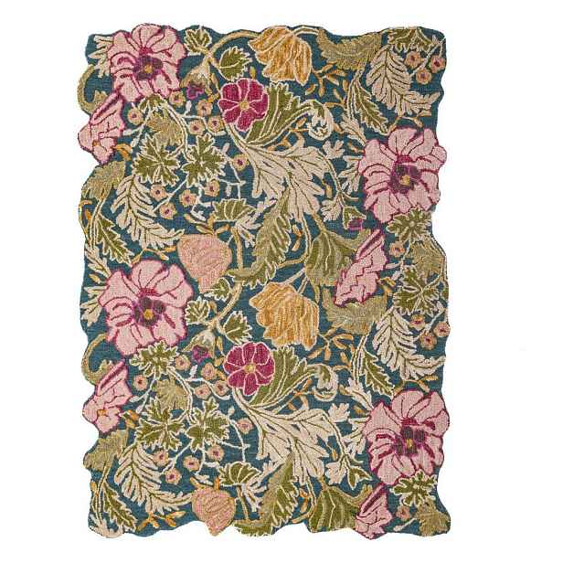 Ručně tkaný vlněný koberec 200x290 cm Daphne Shaped Floral – Flair Rugs