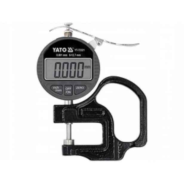 Yato Tloušťkoměr YT-72321 Elektronický Měřič Tloušťky 12,7 mm/0,001 mm