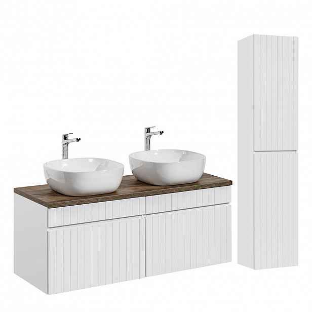 Petits-meubles KOUPELNOVÝ NÁBYTEK 120cm Zelie 2er-Set Bílá