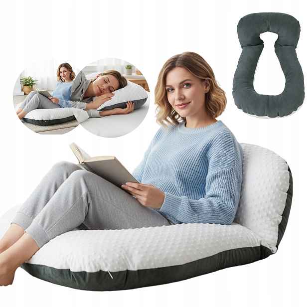 Polštář Na Čtení 2V1 Polštář Ergonomický, Pohodlný A Skládací Pro Čtení