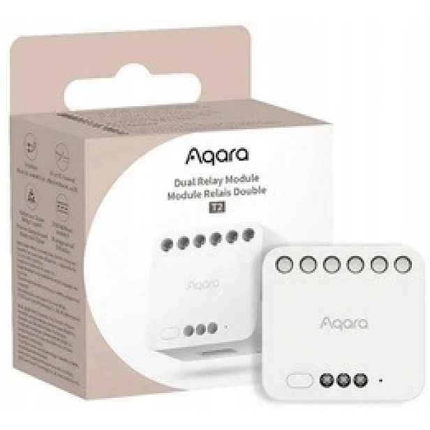 Aqara Dual Relay Module T2 dvojitý relé Zigbee Matter DCM-K01