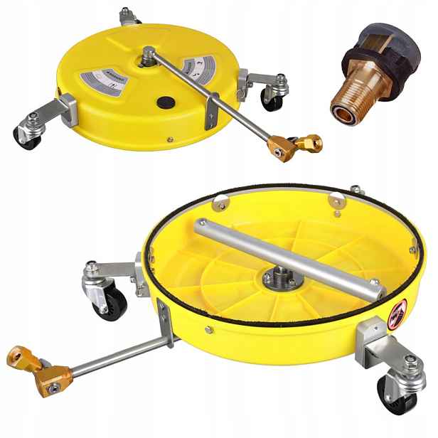 Kartáč T-racer 15" Easylock na mytí podvozků aut, kostek betonu 2v1 Hd Hds