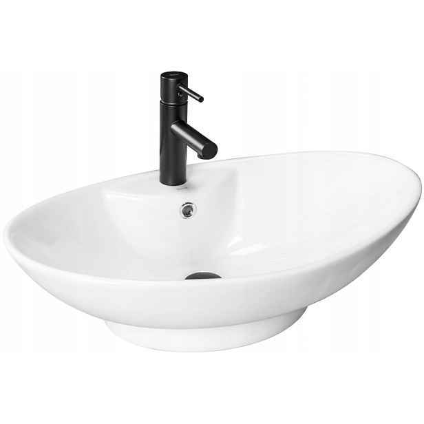 Umyvadlo na desku Rosa 66x44 bílá (REA-00692) /po/