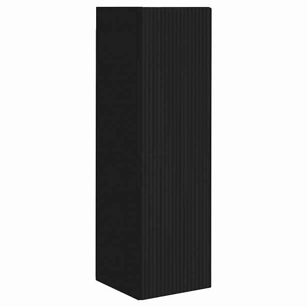 vidaXL TV wall cabinet 30 x 31 x 100 cm Černá Kompozitní dřevo