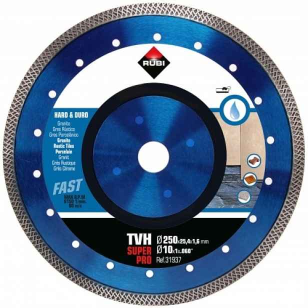 Diamantový Kotouč Pro Tvrdé Materiály Tvh 250 MM Superpro
