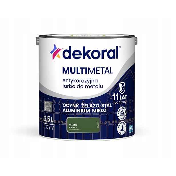 Dekoral Multimetal 2,5 L Zelený Matný