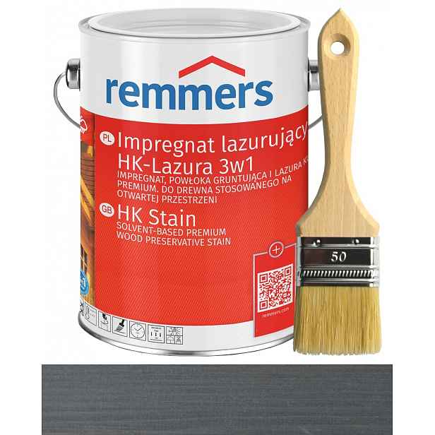 Remmers HK-Lasur impregnát na dřevo 5L Grafitový